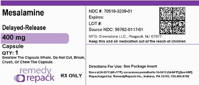 MM2 - Mesalamine 400mg 70518 3239 01